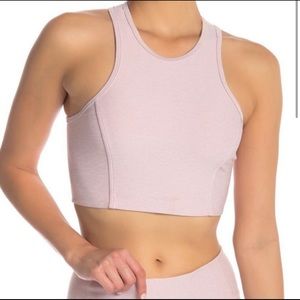 Outdoor Voices Athena Crop Top Light Pink NWOT